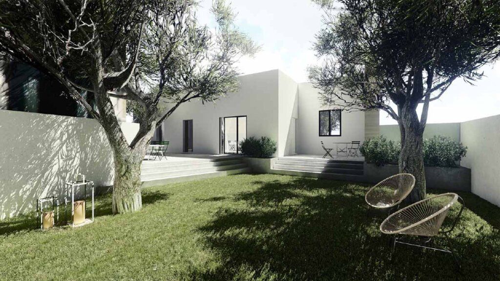 villa moderna total white
