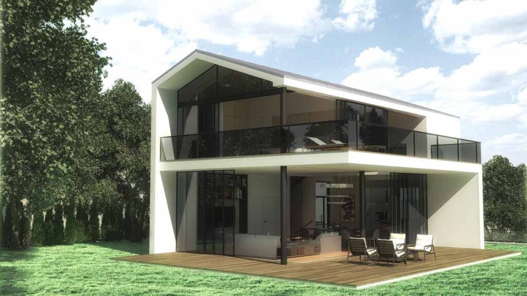 Trasformare la propria casa in una villa moderna habitante Villa moderna progetto