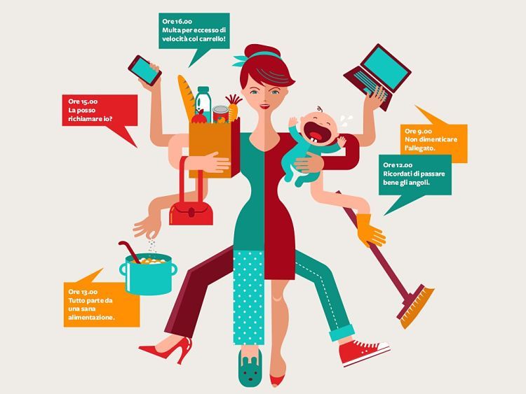 Il Ruolo Della Donna Oggi Il Multitasking Lavoro Delle Mamme