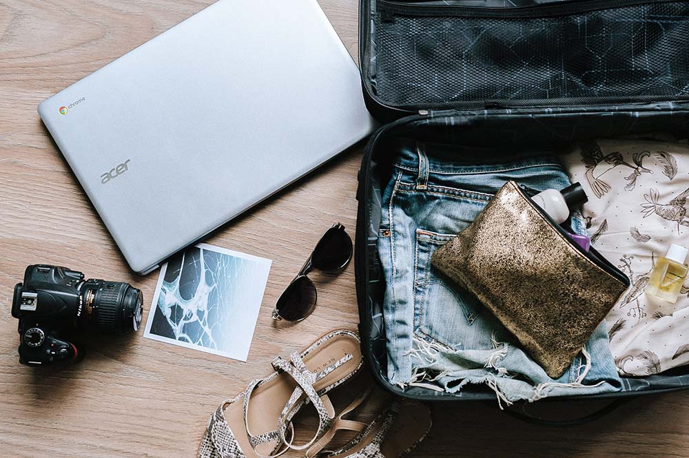 valigia per la vacanza