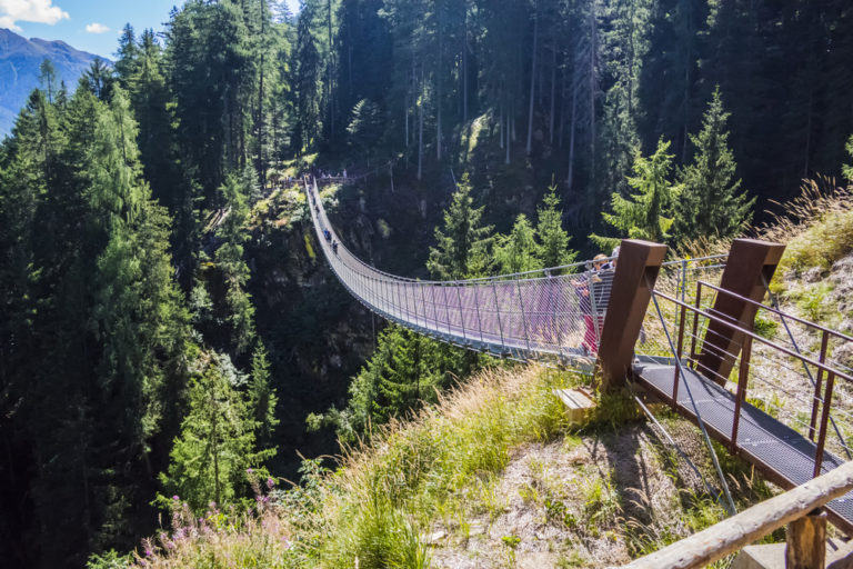 ponte tibetano in italia