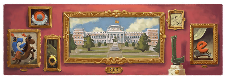 Doodle Google Prado 200 anni