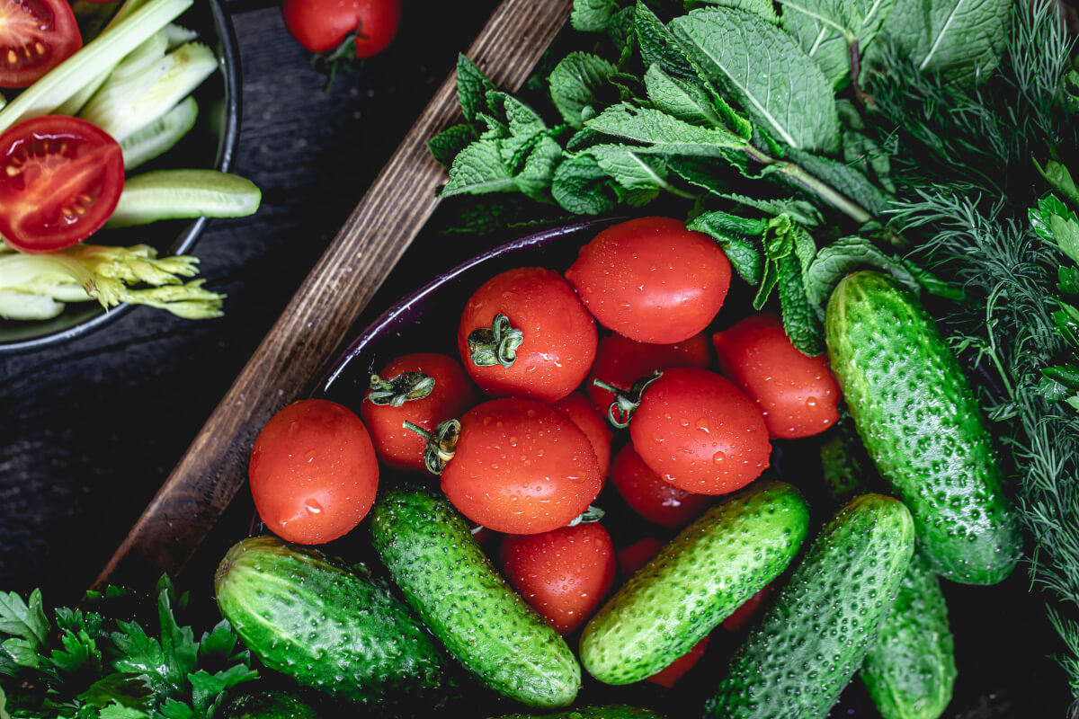 Mangiare frutta e verdura di stagione nel mese di luglio