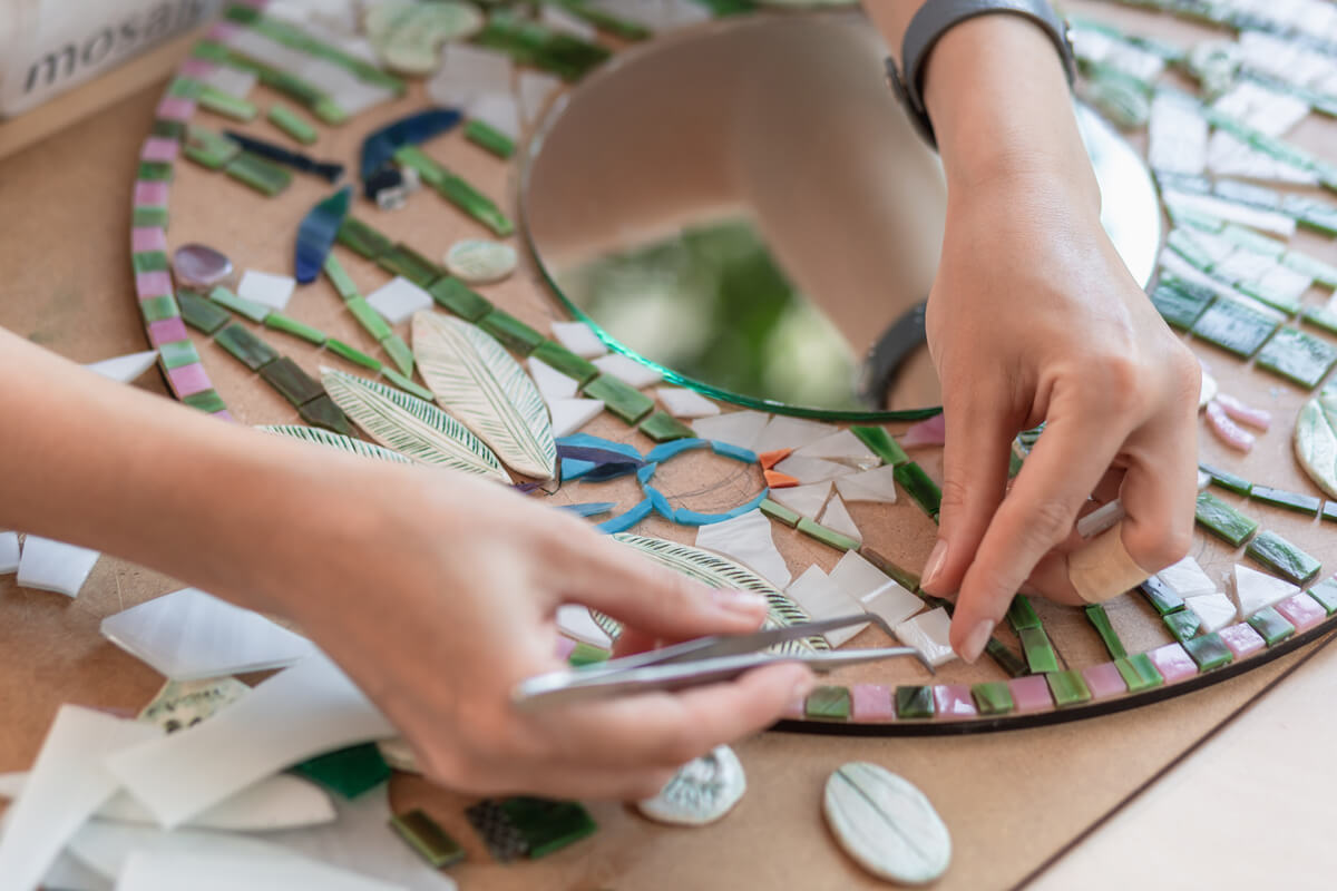realizzare un mosaico a casa