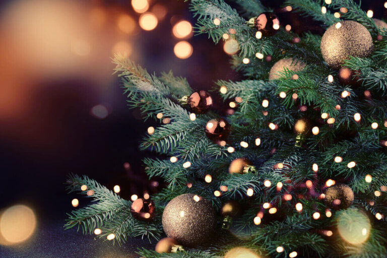 scegliere le luci per l'albero di Natale consigli addobbi