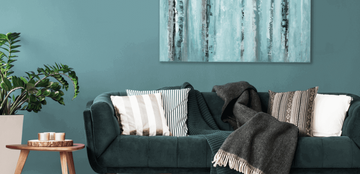 divano design blu