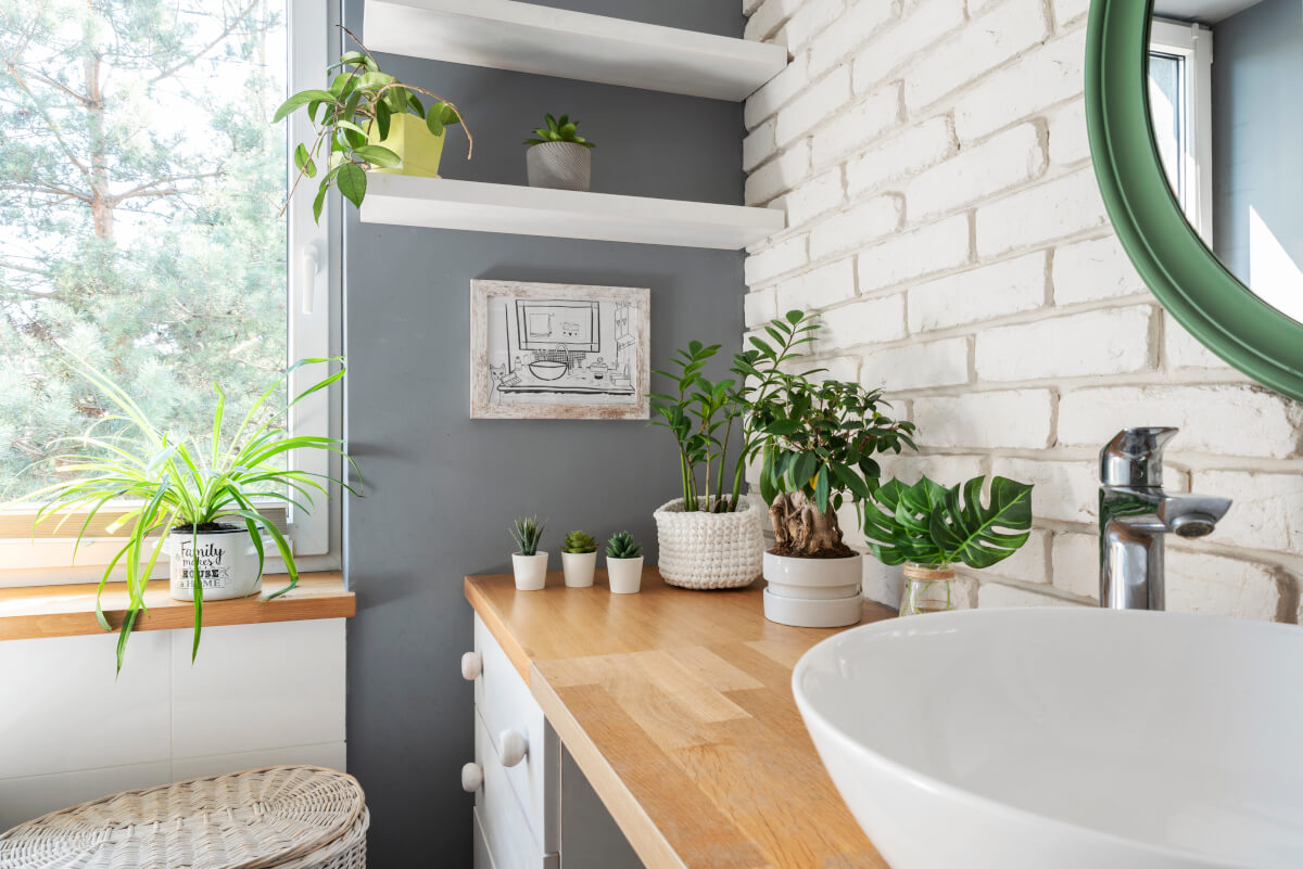 Arredare il bagno in stile Jungle