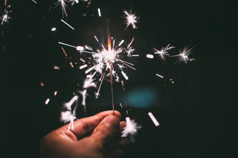 Capodanno 2021 - stella scintillante