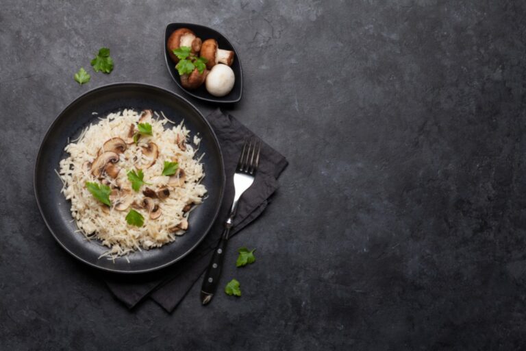 Riso piatto piano - risotto ai funghi