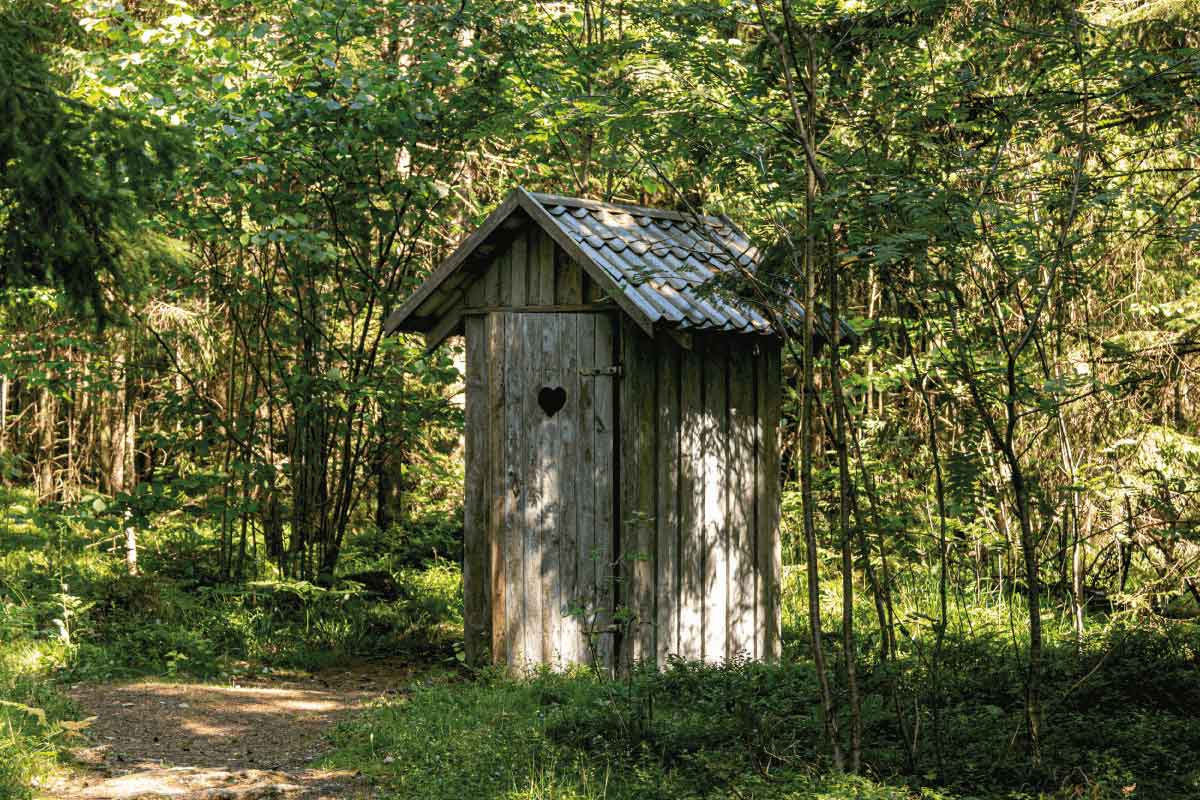 Il bagno prefabbricato da esterno per il giardino attrezzato