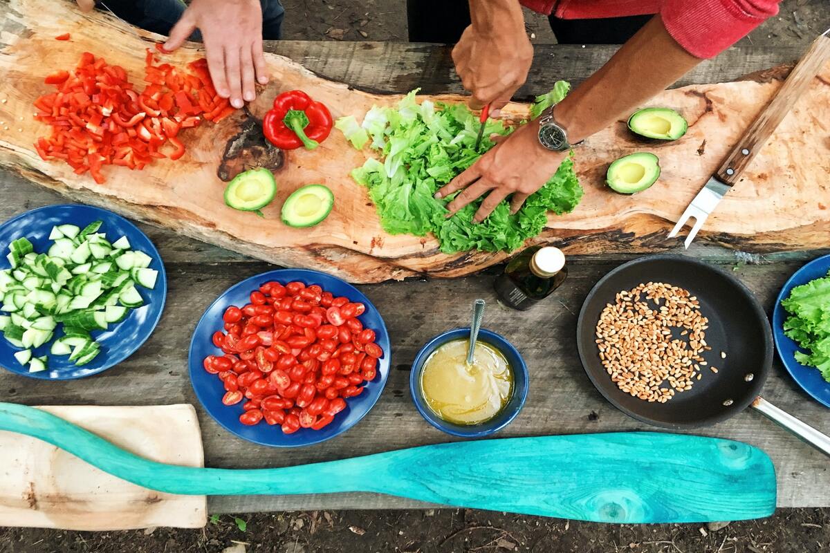 cucina in giardino- realizzare