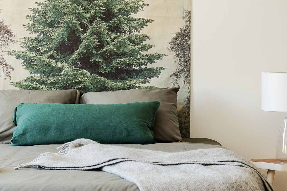 Come abbinare il verde in camera da letto