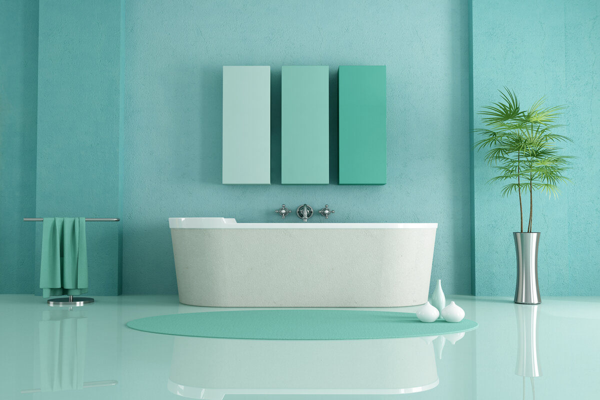 Bagno in resina