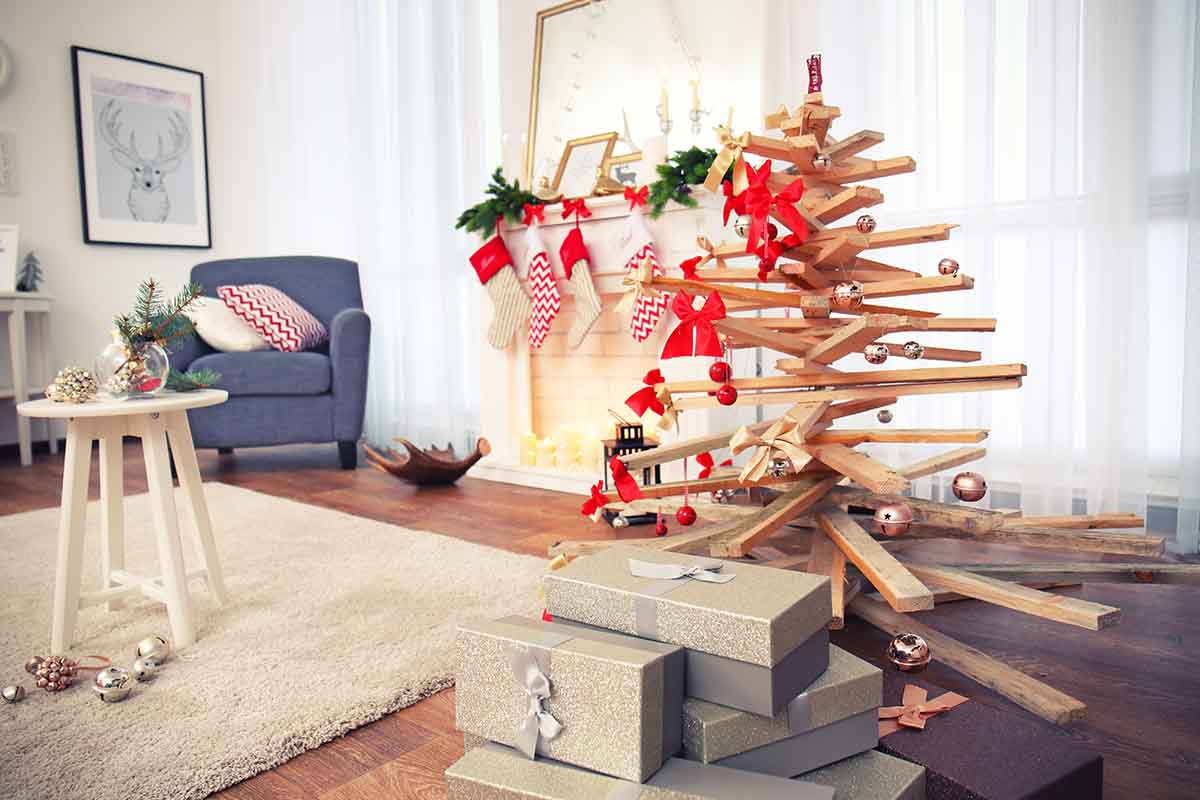 Tante idee per realizzare un albero di Natale sostenibile