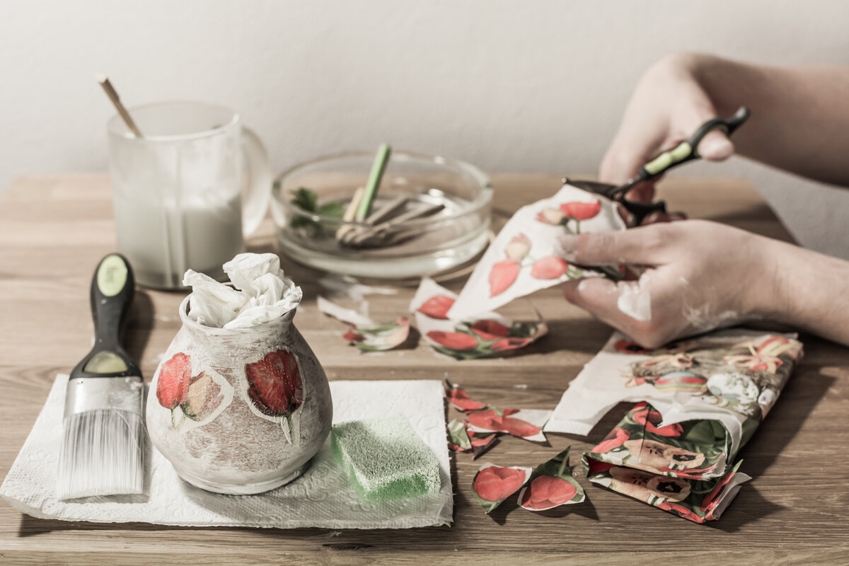 Decoupage su vetro