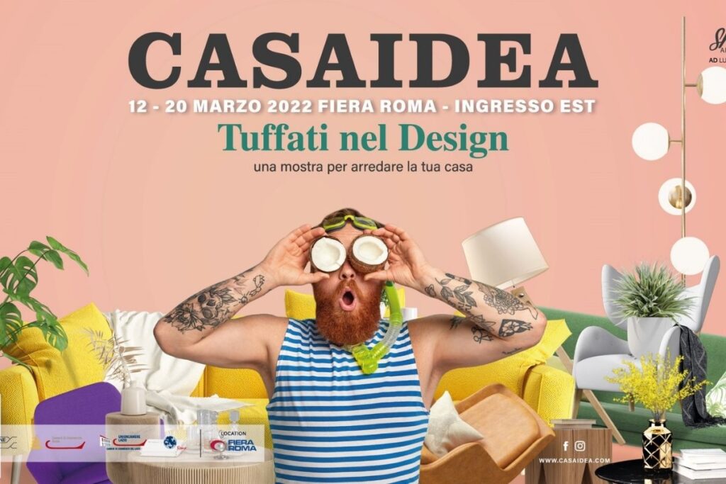 “Tuffati nel Design”: dal 12 al 20 marzo torna Casaidea 2022