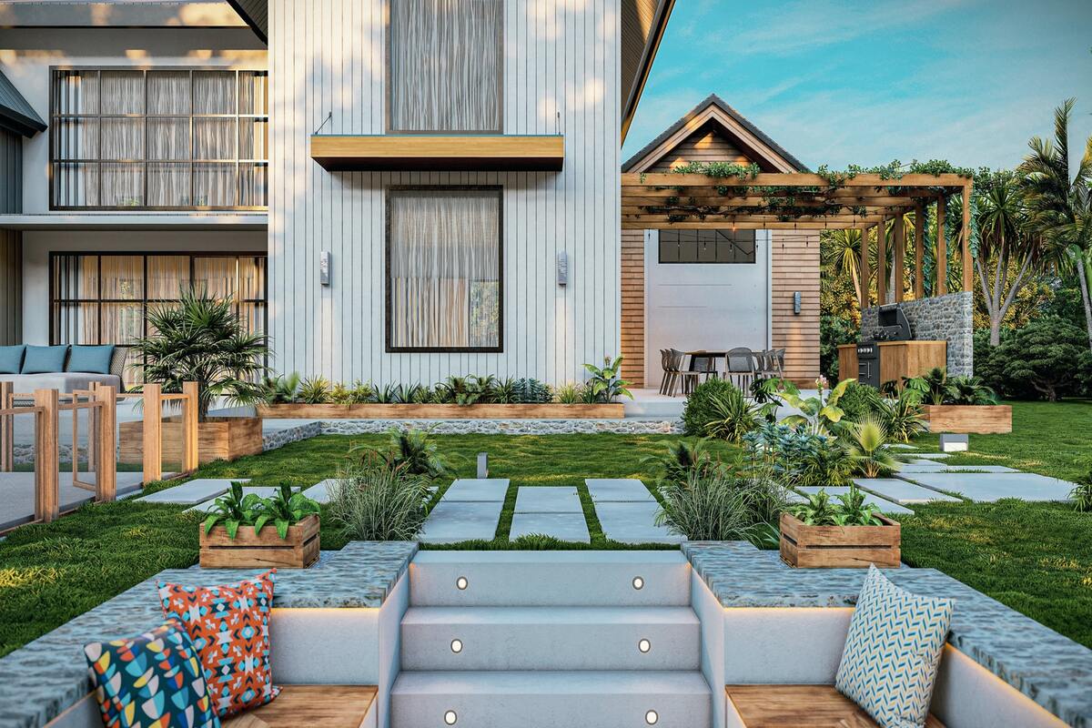Giardino moderno