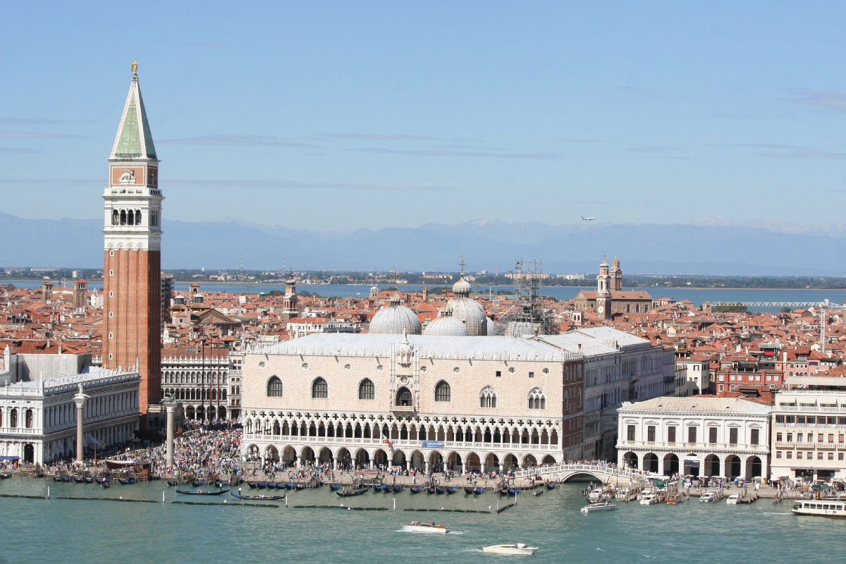 Palazzi storici d'Italia-vista di Venezia