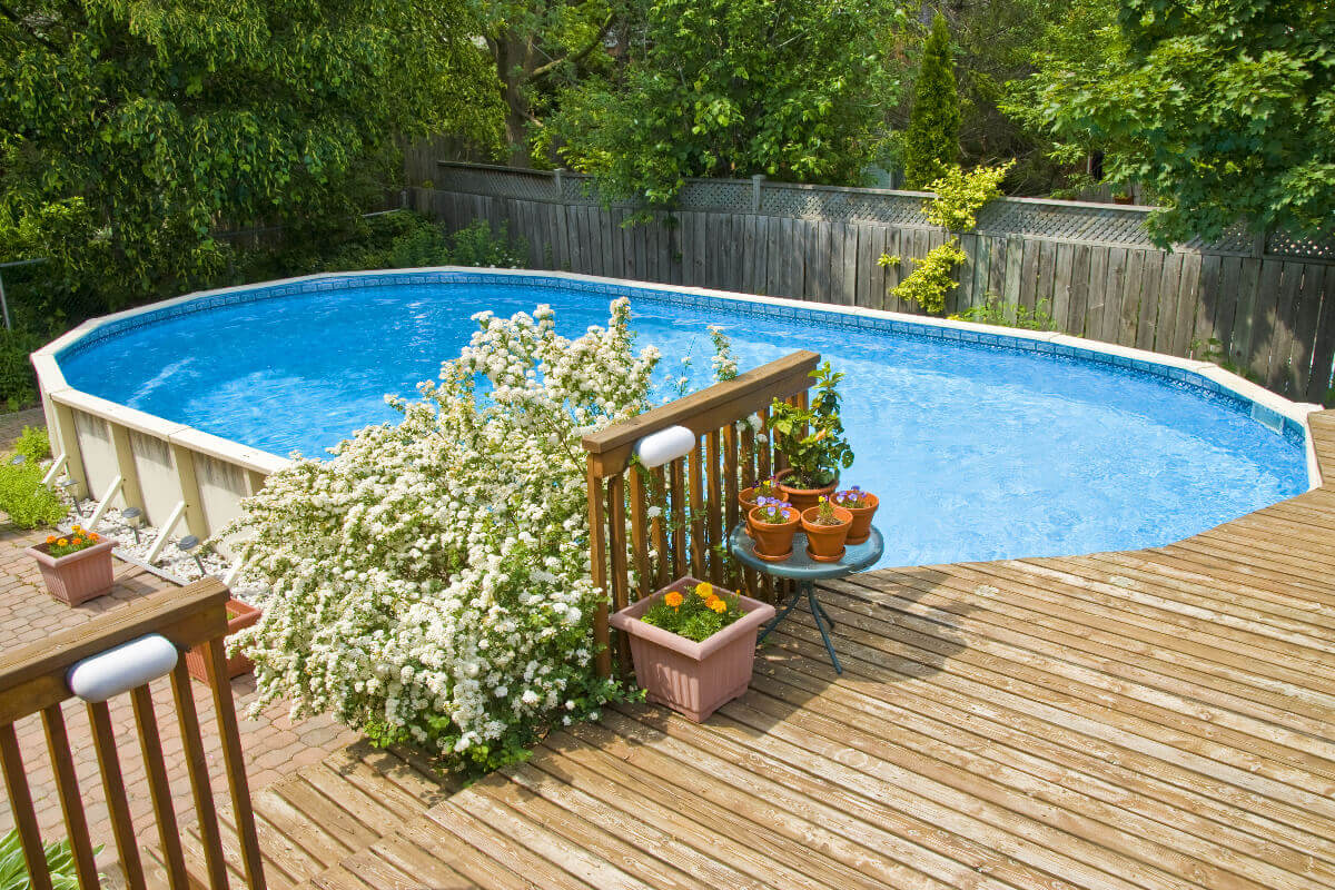 piscina fuori terra rivestite