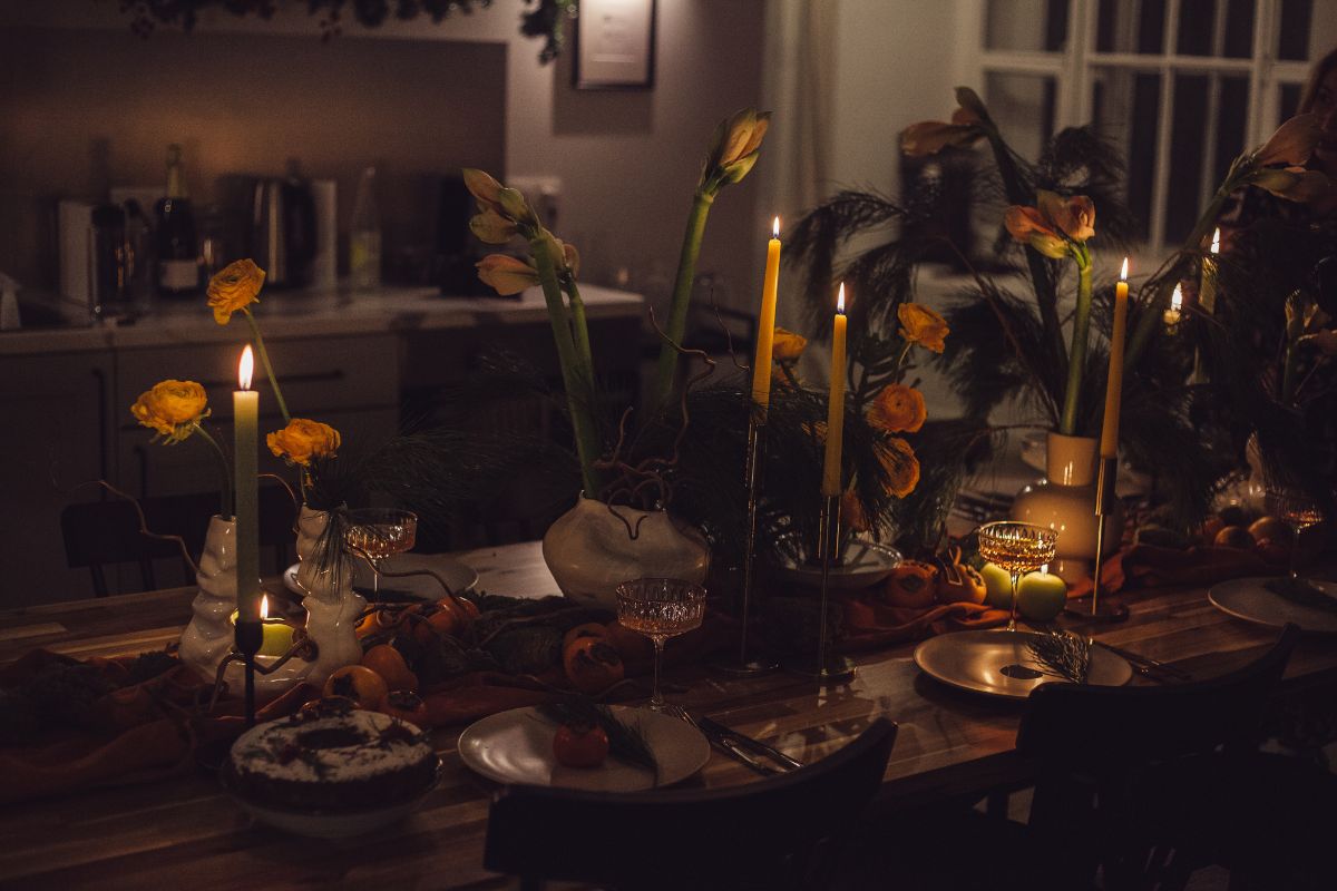 Cena romantica a casa