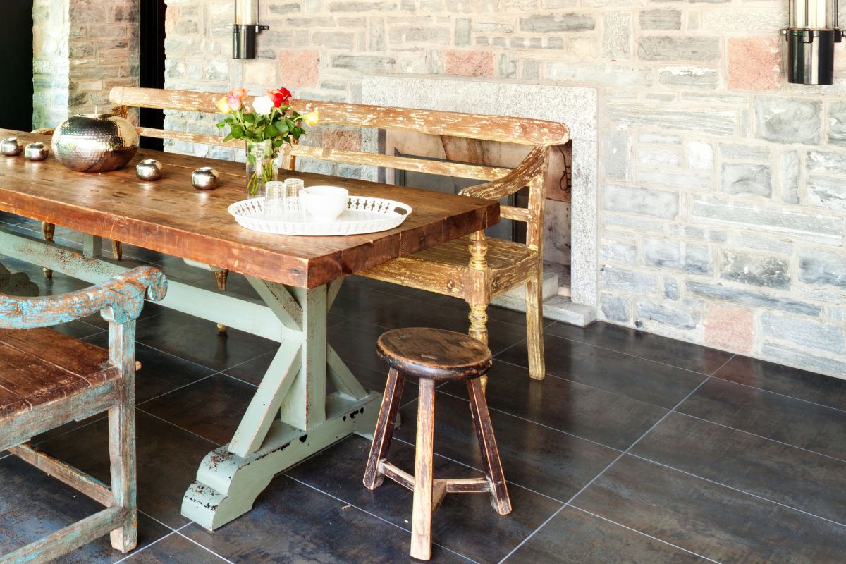 Sala da pranzo rustica