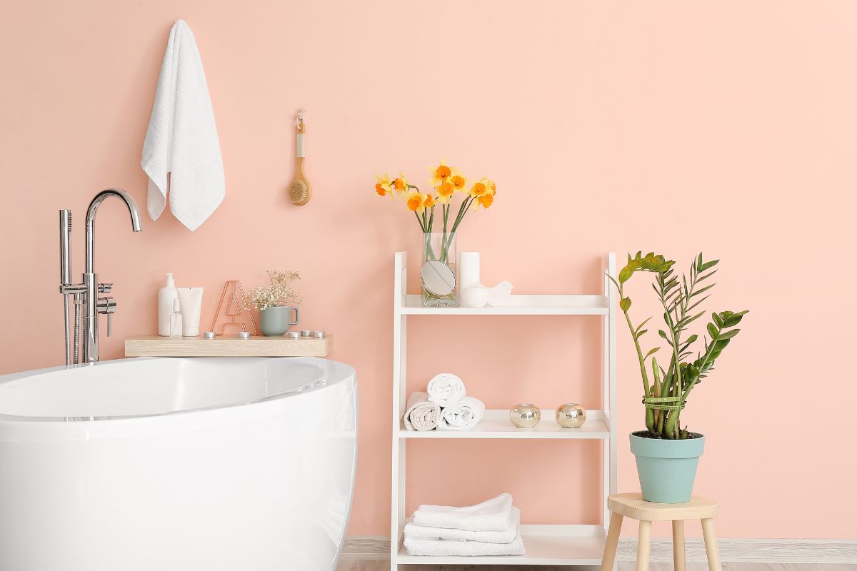 Colore rosa salmone