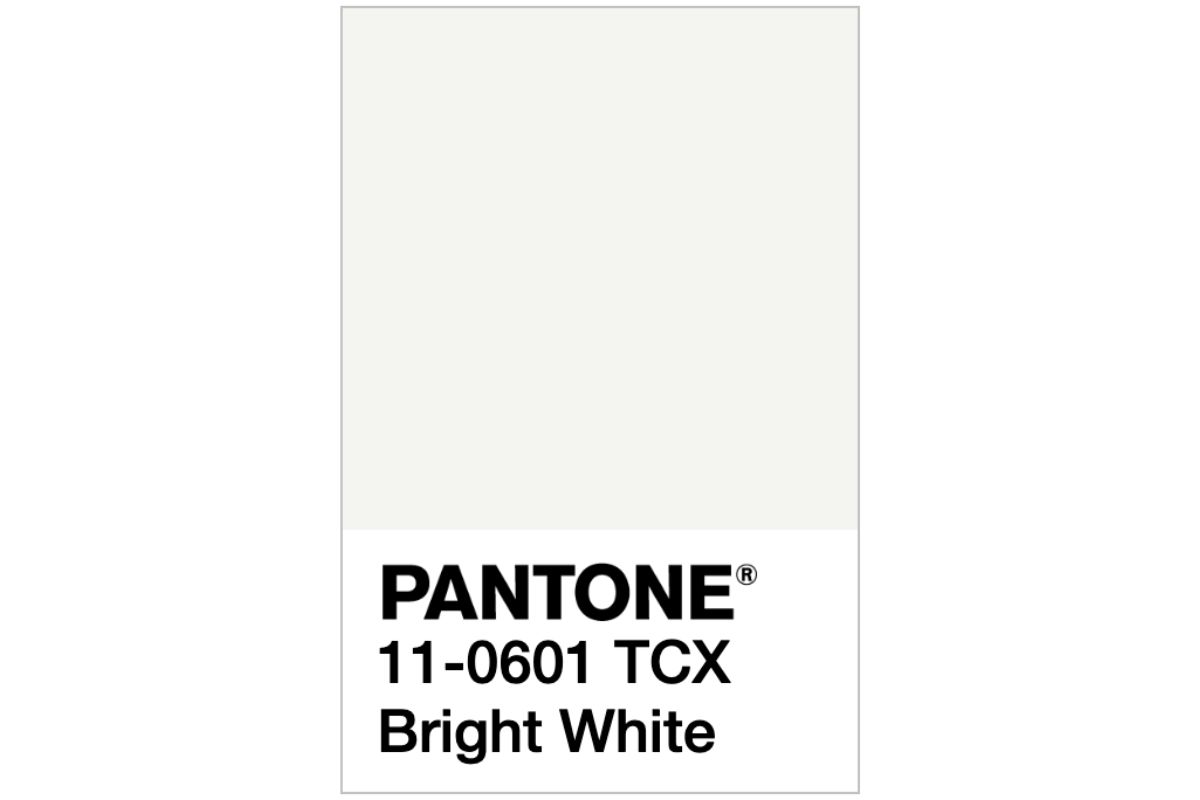 Tonalità Pantone 11-0601 TPX - Bianco brillante
