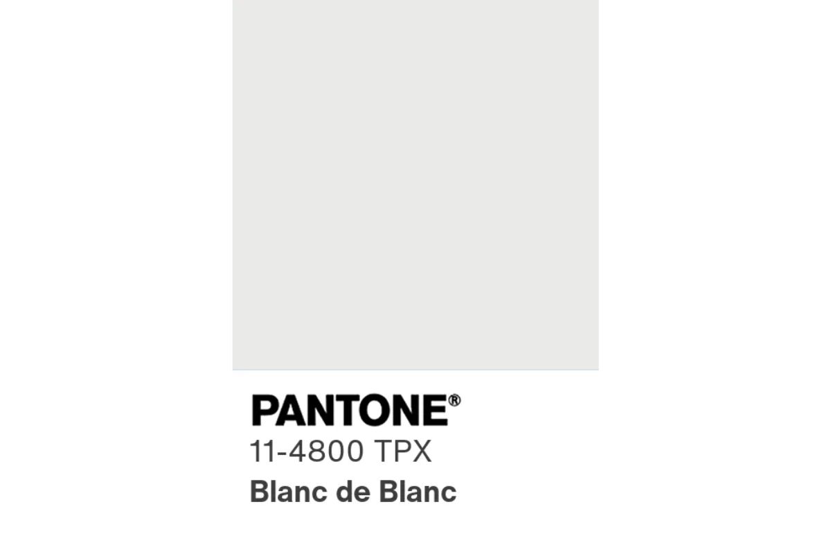 Tonalità Pantone 11-4800 TPX - Bianco opale