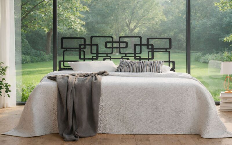 letto in ferro battuto fatto a mano